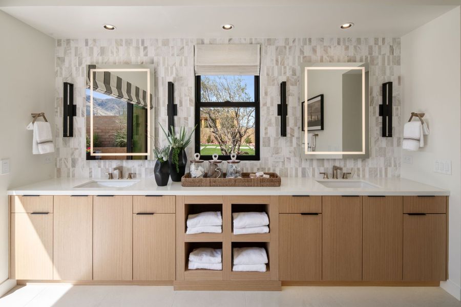 Representative furnished interior of a home built from the Cheval by Camelot Homes in Shadow Ridge, Scottsdale (Image 51).