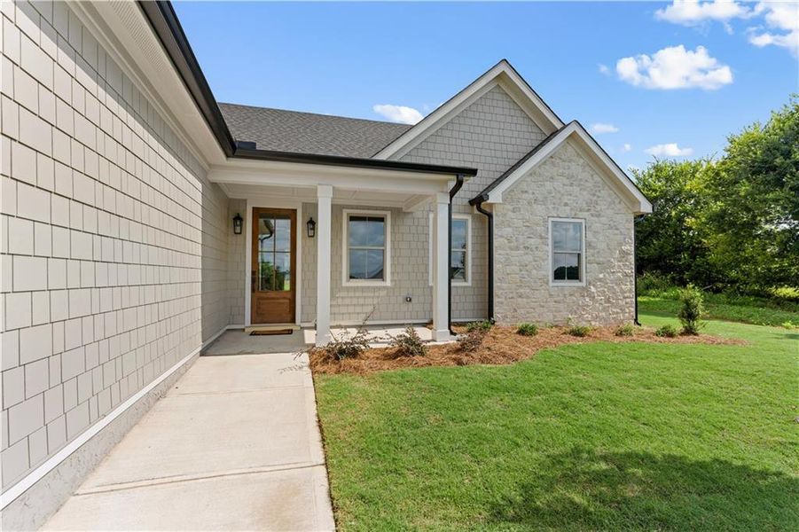Exterior details and patio area of a home in , Madison (Image 29).