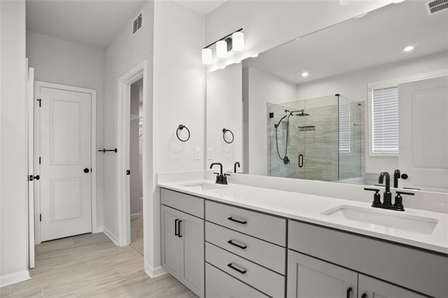 Furnished interior view inside a new home in Hillside Manor, Powder Springs (Image 15).