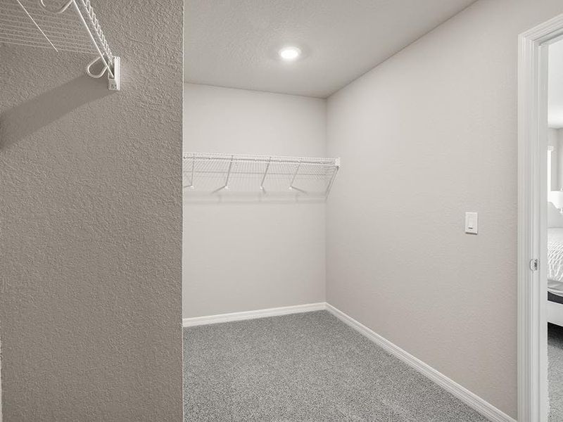 Your suite includes a large walk-in wardrobe - Donatella bungalow by Highland Homes