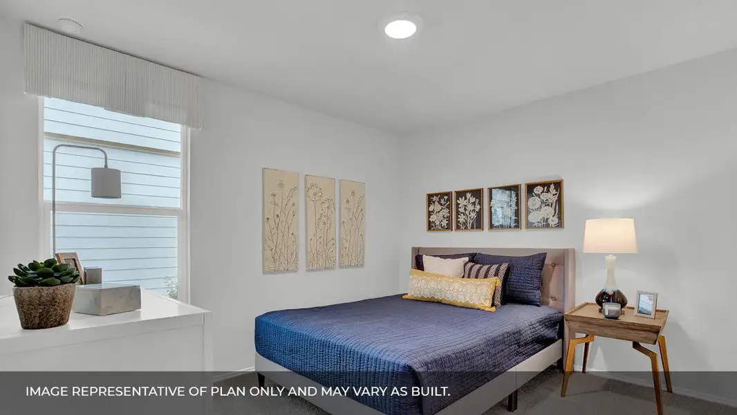 Furnished interior view inside a new home in Southgrove, Kyle (Image 12).