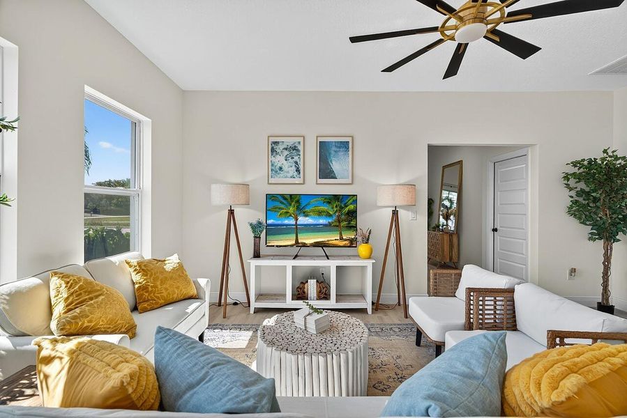 Furnished interior view inside a new home in , Vero Beach (Image 32).
