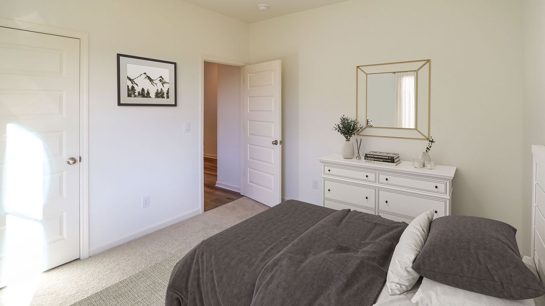 Furnished interior view inside a new home in Magnolia at the Bluffs Phase 3, Freeport (Image 23). Furnished interior view inside a new home in Magnolia at the Bluffs Phase 3, Freeport (Image 23).