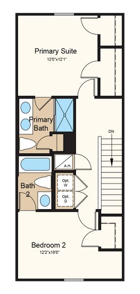2D floor plan layout of this home in Firethorn, Parrish, FL (Image 3). 2D floor plan layout of this home in Firethorn, Parrish, FL (Image 3).