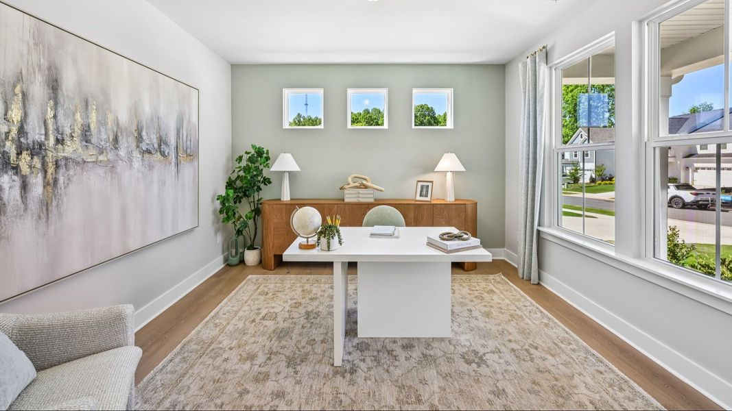 The Jordan Plan by DRB Homes in Farms at Bellingham, Mooresville, NC - Office The Jordan Plan by DRB Homes in Farms at Bellingham, Mooresville, NC - Office