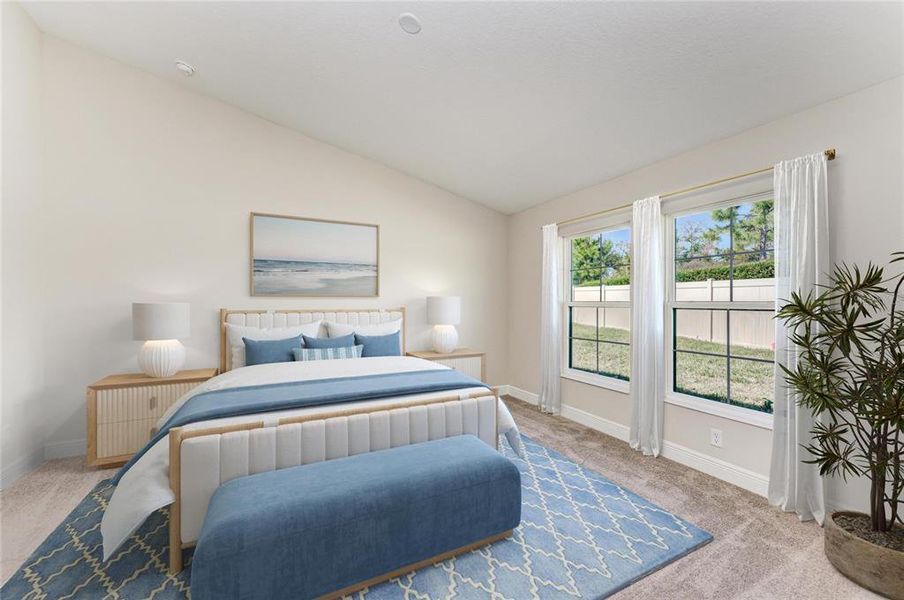 Furnished interior view inside a new home in Crosswind Point, Parrish (Image 12).