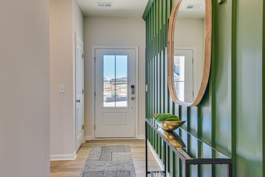 Furnished interior view inside a new home in The Beacon at Old Peachtree Single Family Homes, Lawrenceville (Image 208).