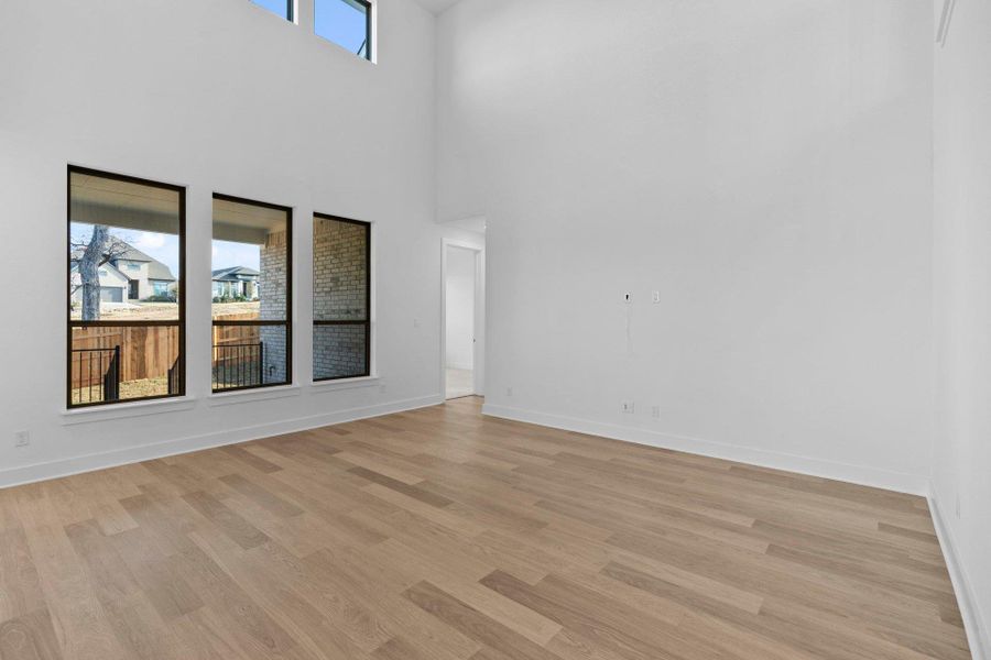 Family Room with soaring ceiling Family Room with soaring ceiling