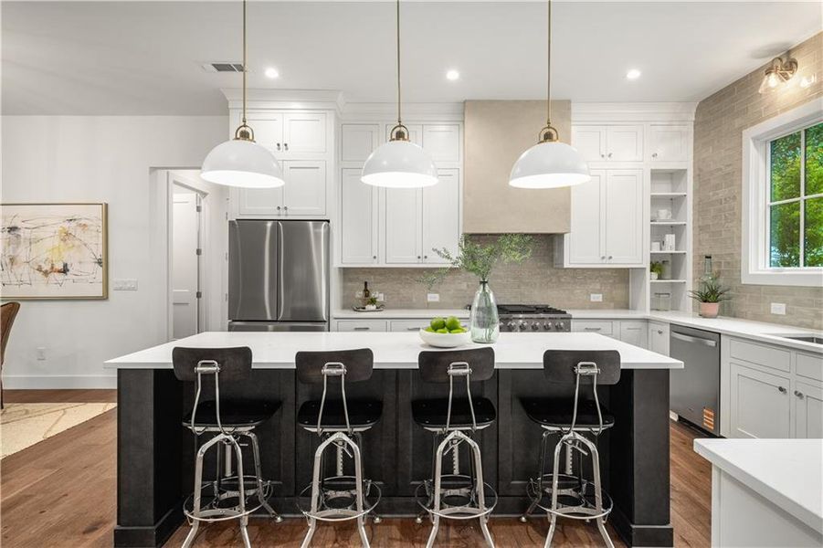 Furnished interior view inside a new home in , Powder Springs (Image 15).