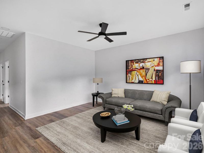 Furnished interior view inside a new home in , Hickory (Image 12).