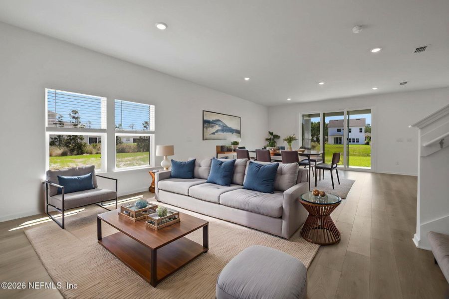 Furnished interior view inside a new home in Hyland Trail, Green Cove Springs (Image 10).