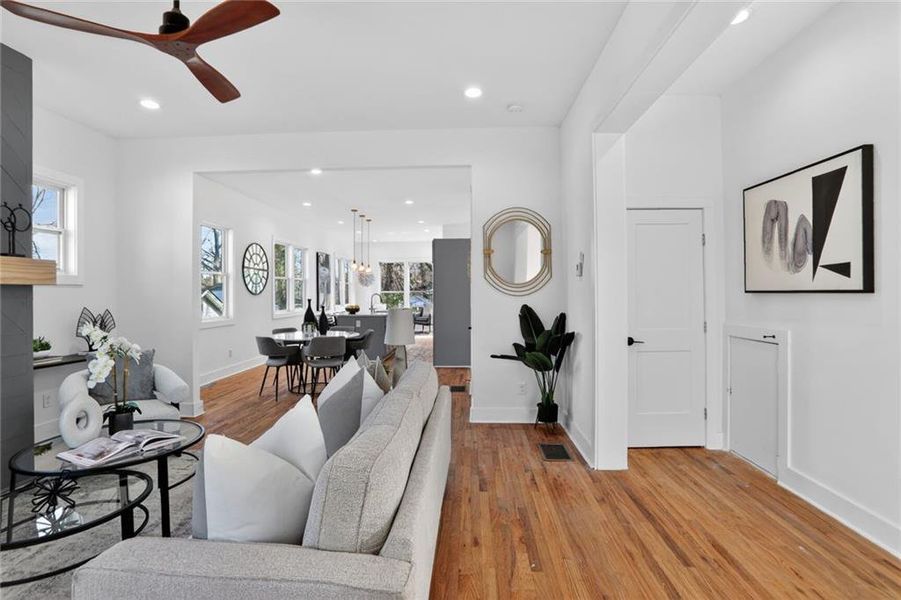 Furnished interior view inside a new home in , Atlanta (Image 7).
