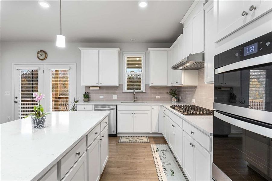 Furnished interior view inside a new home in Carmichael Farms, Canton (Image 8).