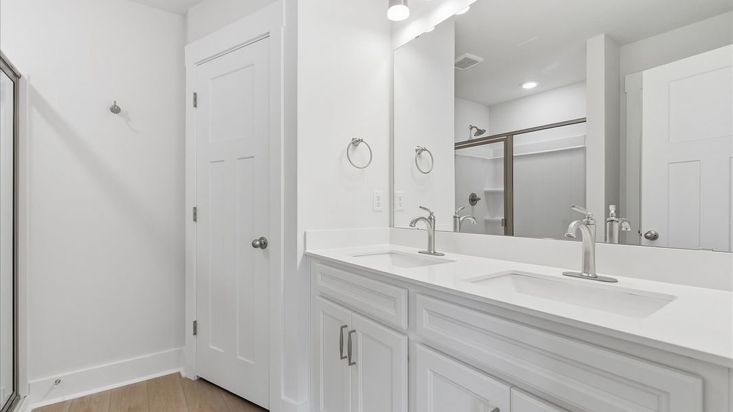 Furnished interior view inside a new home in Gresham Station, Simpsonville (Image 31).