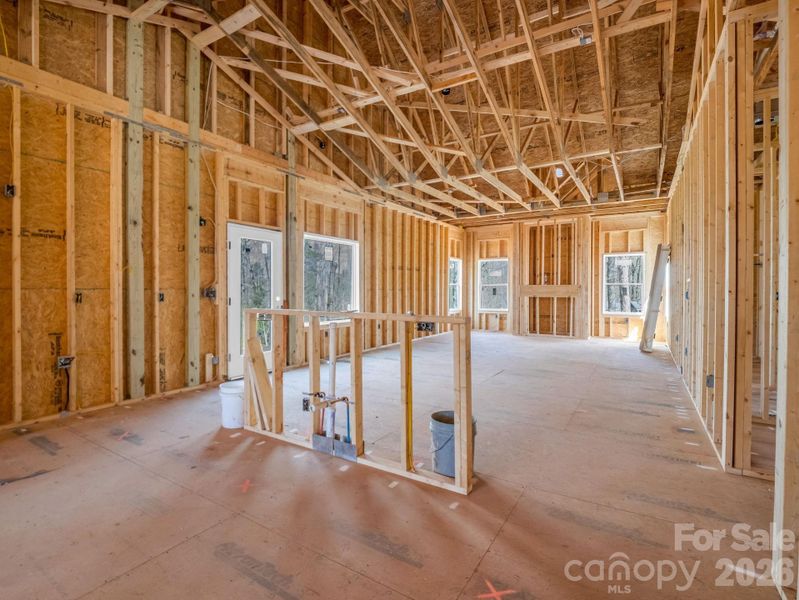 In-progress construction of a new home in , Rutherfordton, NC (Image 28).