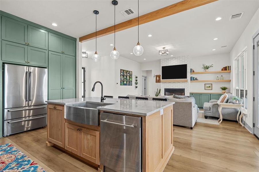 Furnished interior view inside a new home in , Moody (Image 27).