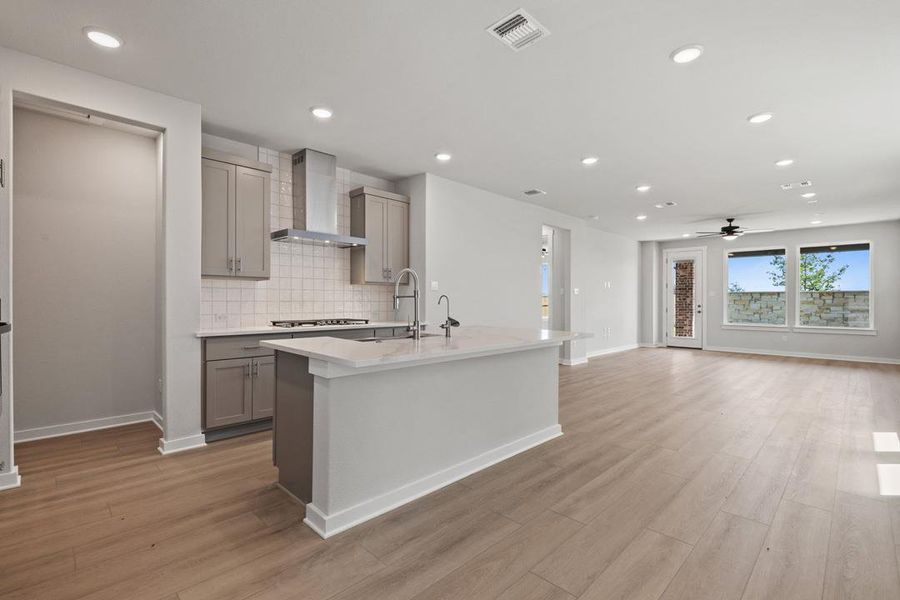 Furnished interior view inside a new home in Flora, Hutto (Image 9).