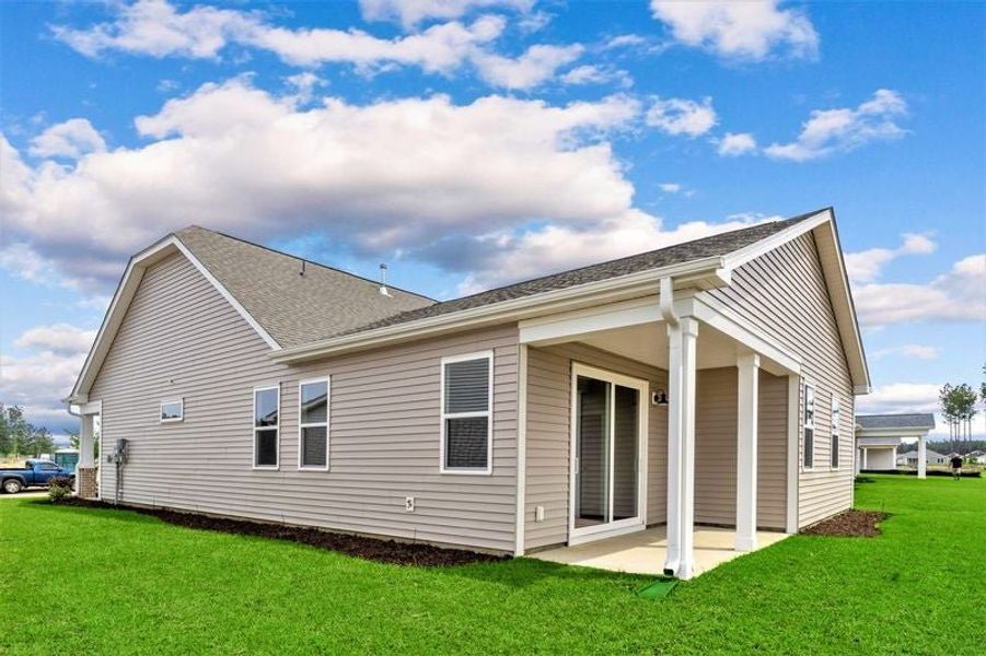 Representative exterior details of a home built from the The Kiawah by Chesapeake Homes in Heritage Park at Longs, Longs (Image 3).