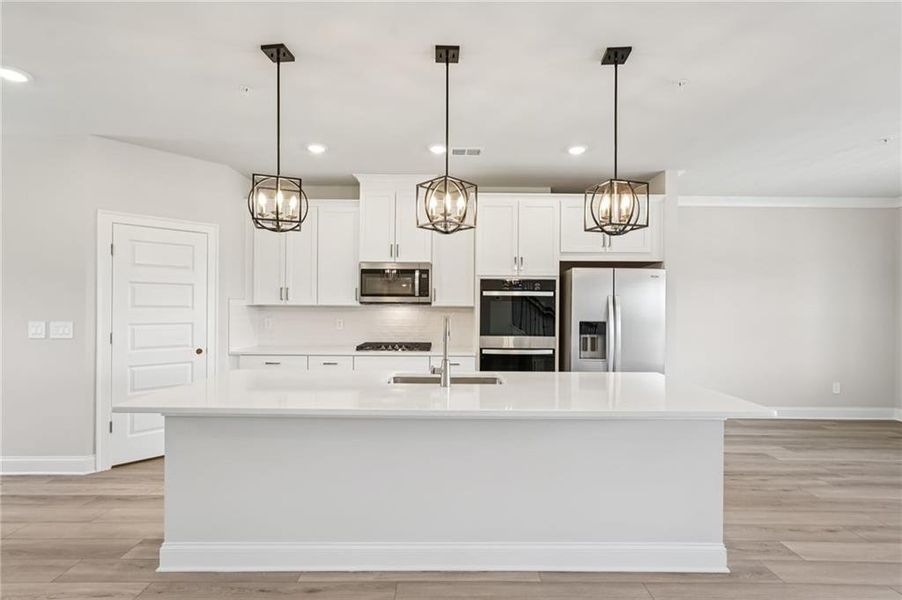 Furnished interior view inside a new home in , Cumming (Image 13).
