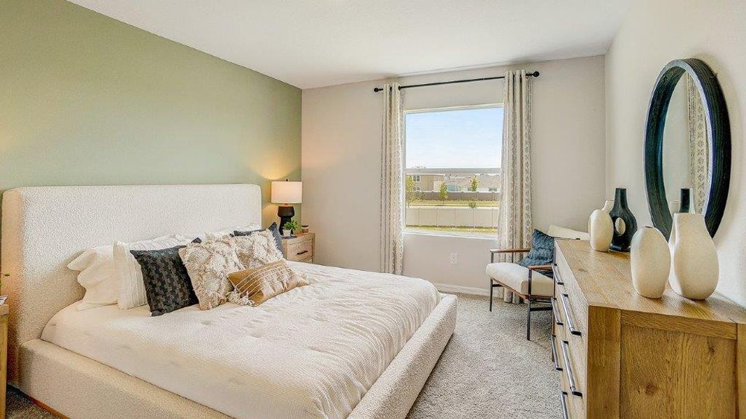 Furnished interior view inside a new home in Woodcreek, Wesley Chapel (Image 8).