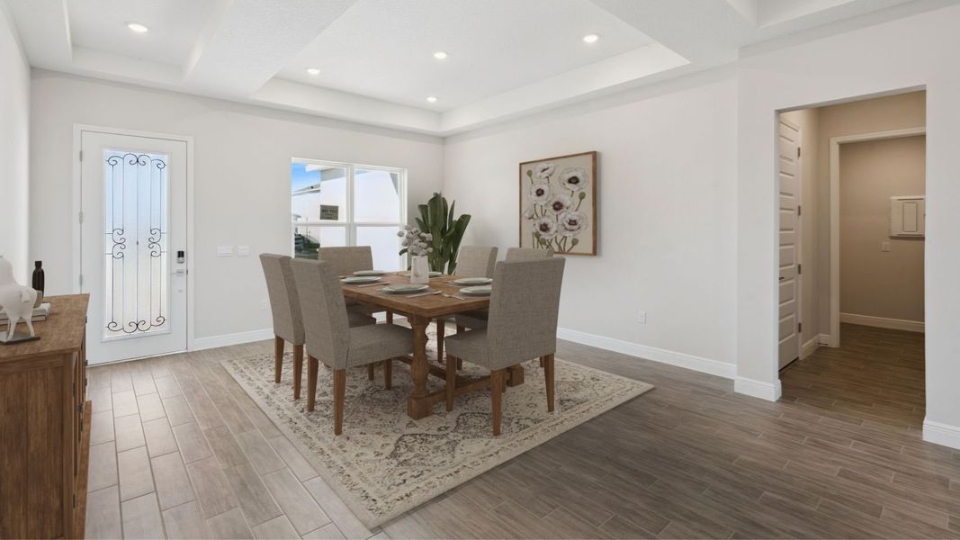 Representative furnished interior of a home built from the Conrad by D.R. Horton in Buena Lago, St. Cloud (Image 7).