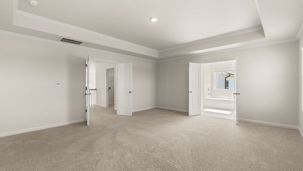 Representative unfurnished interior of a home built from the Westerly by D.R. Horton in Hamptons at Riverwood East, Dallas (Image 25).