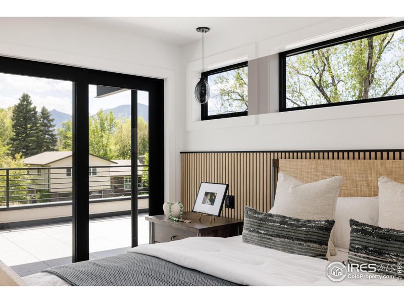 Primary Bedroom with view