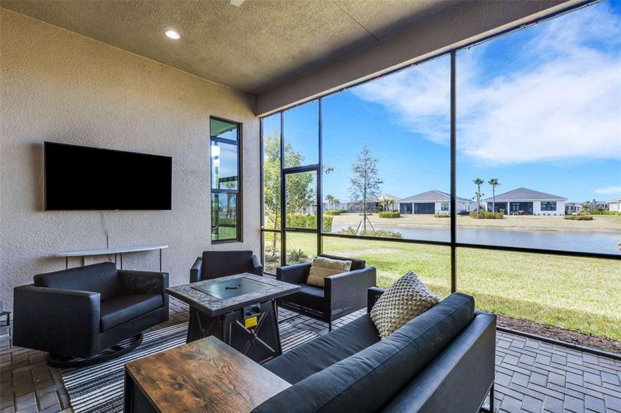 Exterior details and patio area of a home in Artistry Sarasota, Sarasota (Image 24).