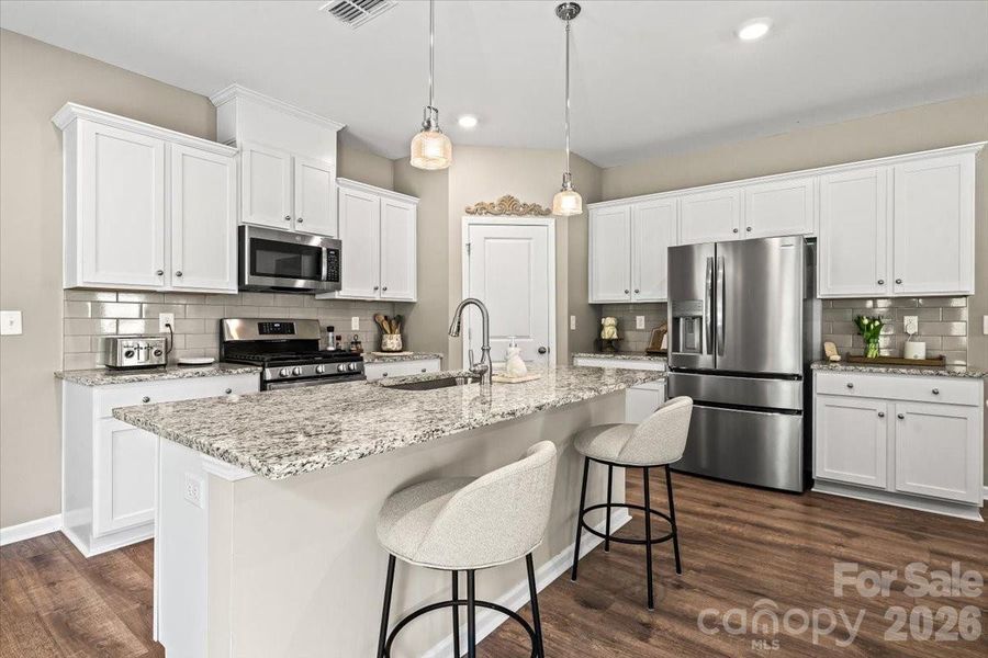 Furnished interior view inside a new home in Sanders Ridge, Troutman (Image 19).