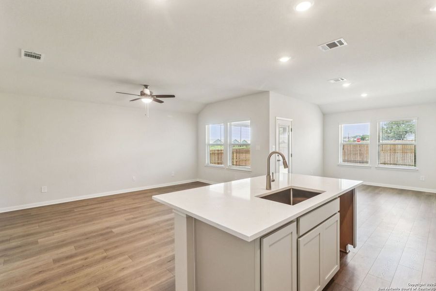 Furnished interior view inside a new home in Kallison Ranch, San Antonio (Image 11).