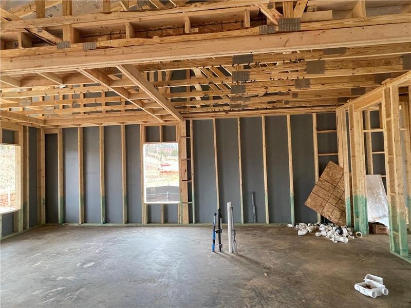 In-progress construction of a new home in , Gainesville, GA (Image 11).