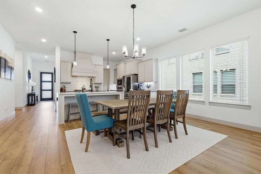 Furnished interior view inside a new home in Estates at Stacy Crossing, McKinney (Image 17).