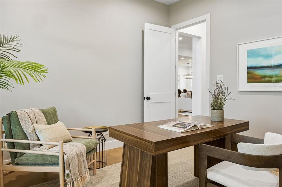 Furnished interior view inside a new home in , Midlothian (Image 4).