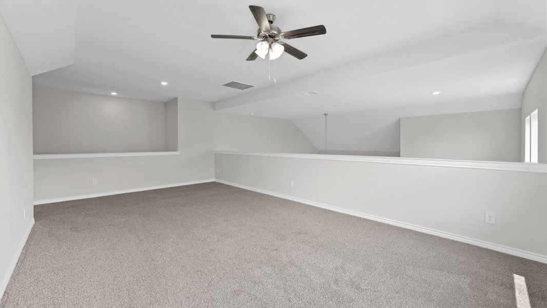 Representative unfurnished interior of a home built from the Bastrop by D.R. Horton in Silverado, Aubrey (Image 18).