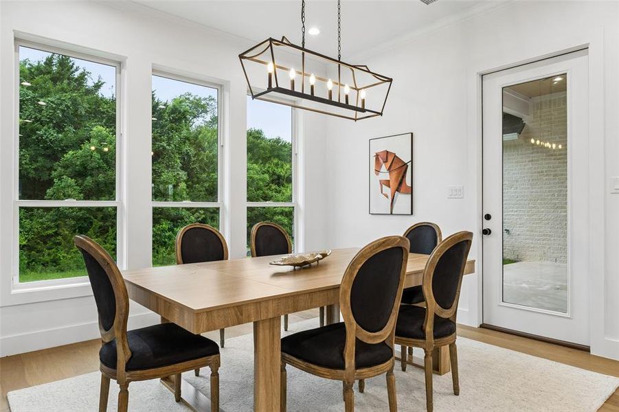 Furnished interior view inside a new home in , Midlothian (Image 13).