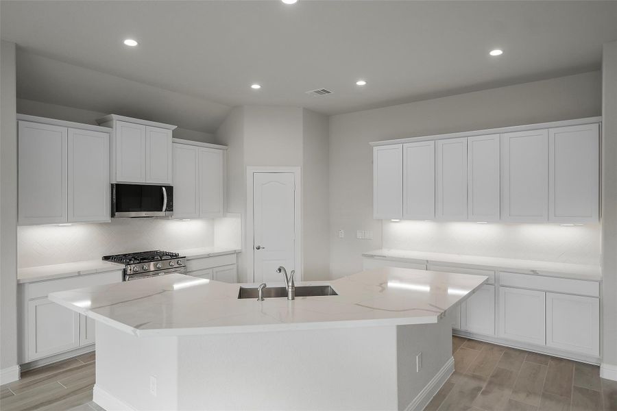 Furnished interior in a model home at Champions Forest 90' in Mont Belvieu (Image 6).