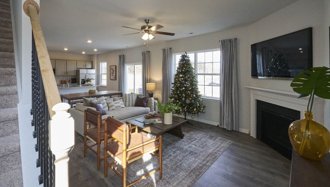 Representative furnished interior of a home built from the Penwell by D.R. Horton in Fishel Village, Winston-Salem (Image 22). Representative furnished interior of a home built from the Penwell by D.R. Horton in Fishel Village, Winston-Salem (Image 22).