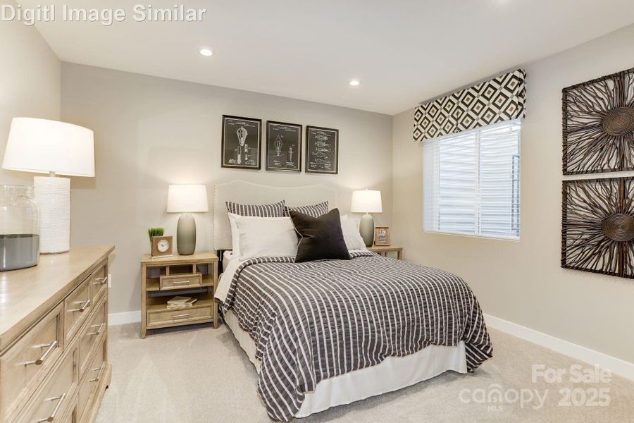 Basement bedroom (optional) Illustrative purposes only