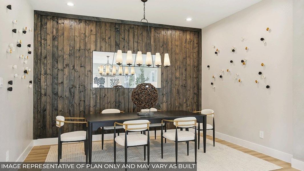 Furnished interior view inside a new home in Silverthorne, Conroe (Image 9).