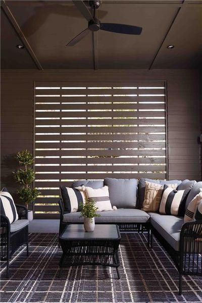 Furnished interior view inside a new home in , Atlanta (Image 53).