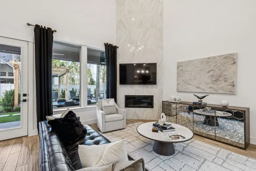 Representative furnished interior of a home built from the Iredell by Pulte Homes in Spring Branch Preserve, Montgomery (Image 7).