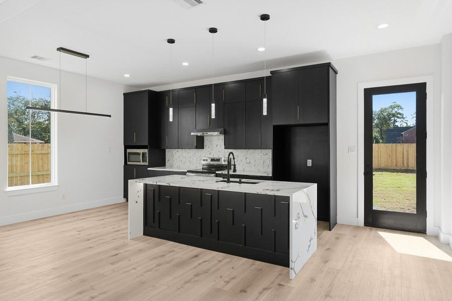 Furnished interior view inside a new home in , Channelview (Image 5).