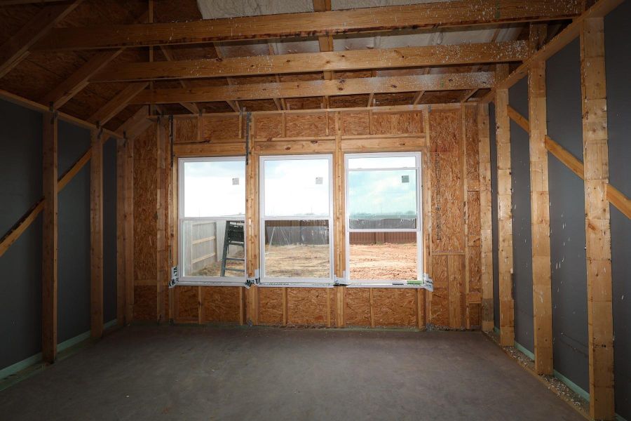 In-progress construction of a new home in Brookewater 45' Homesites, Rosenberg, TX (Image 8).