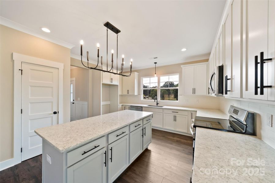Furnished interior view inside a new home in , Monroe (Image 10).