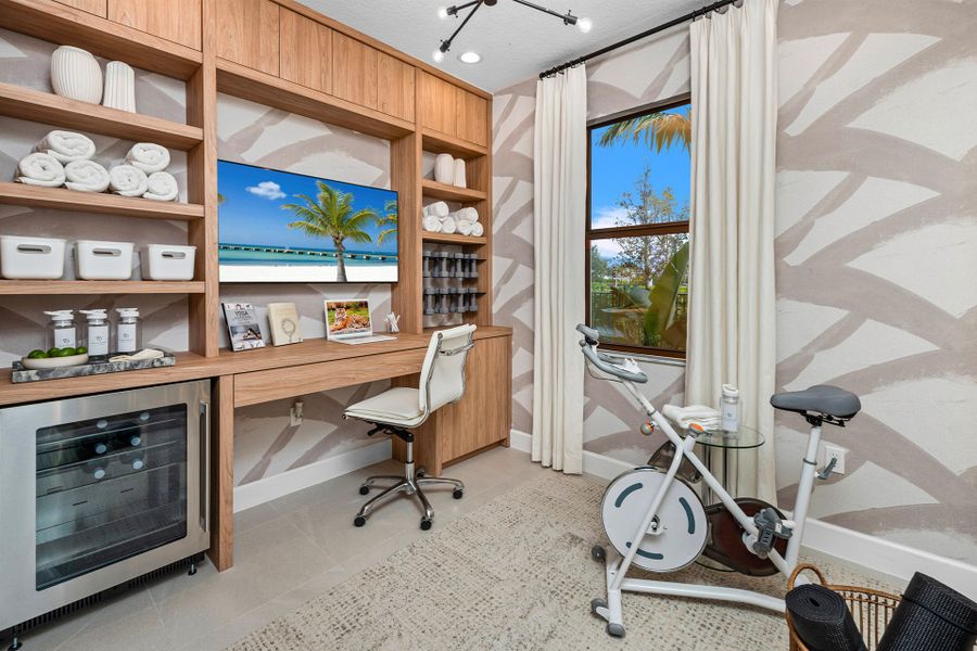 Representative furnished interior of a home built from the Bismarck by GL Homes in Valencia Parc at Riverland, Port St. Lucie (Image 8).