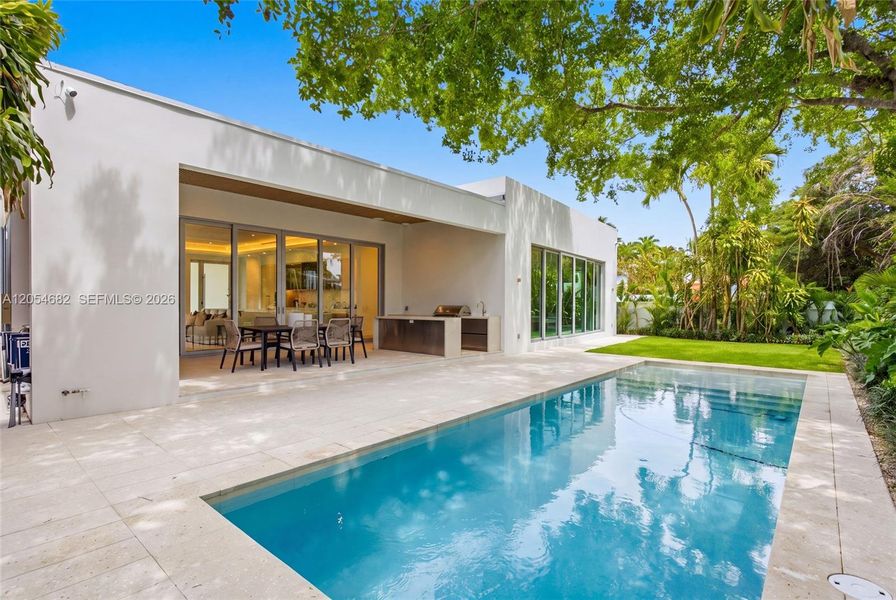 Exterior details and patio area of a home in , Miami Springs (Image 22). Exterior details and patio area of a home in , Miami Springs (Image 22).