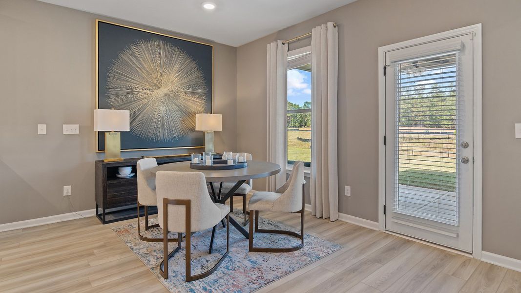 Representative furnished interior of a home built from the McKinley II by DRB Homes in Northcroft, Loganville (Image 13).