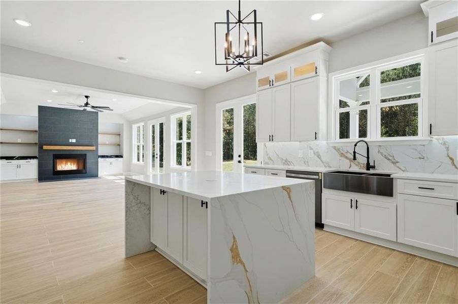 Furnished interior view inside a new home in , Cumming (Image 15).