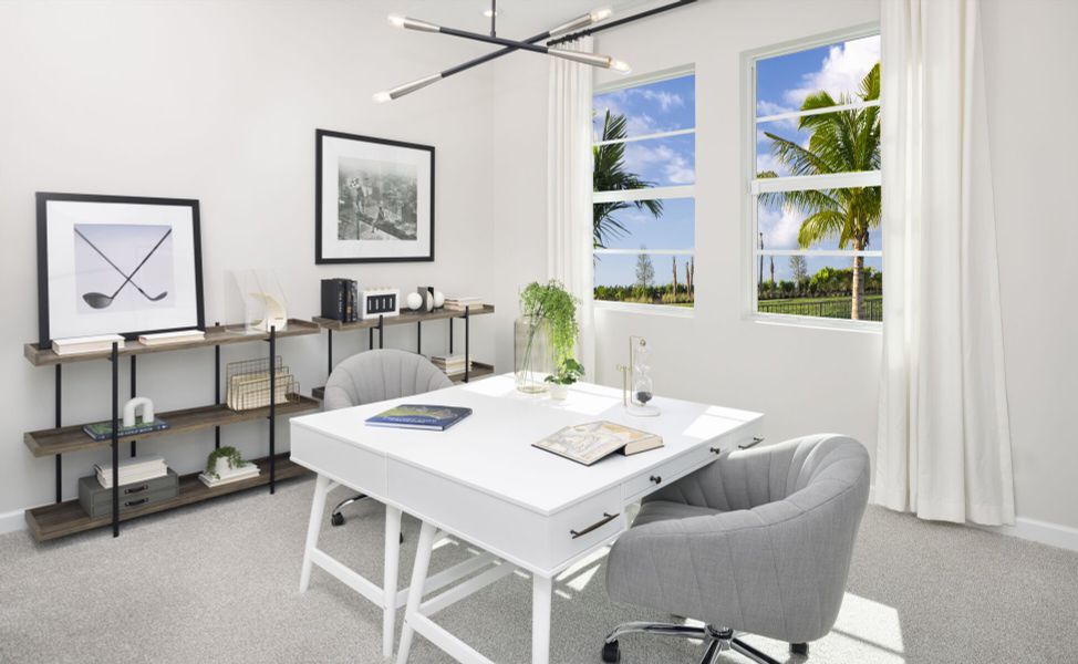 Representative furnished interior of a home built from the Mount Rainier by Mattamy Homes in Tradition, Port St. Lucie (Image 15).
