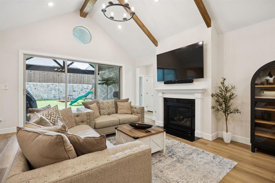 Furnished interior view inside a new home in , Fate (Image 3).